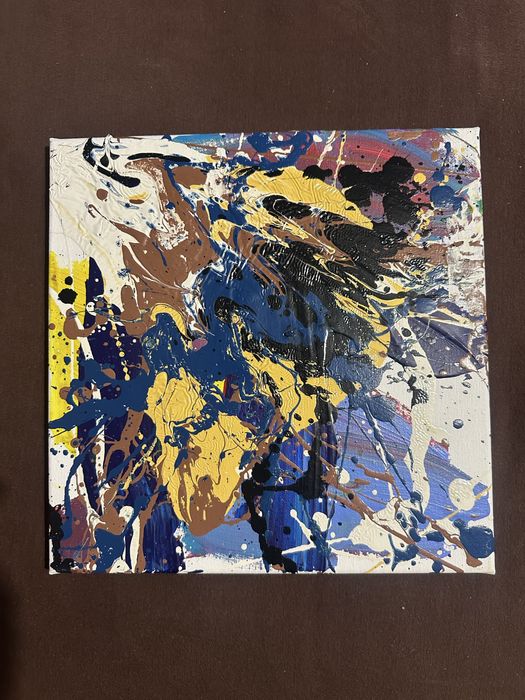 Pawet KLUZA obraz olejny 'Abstrakcja'