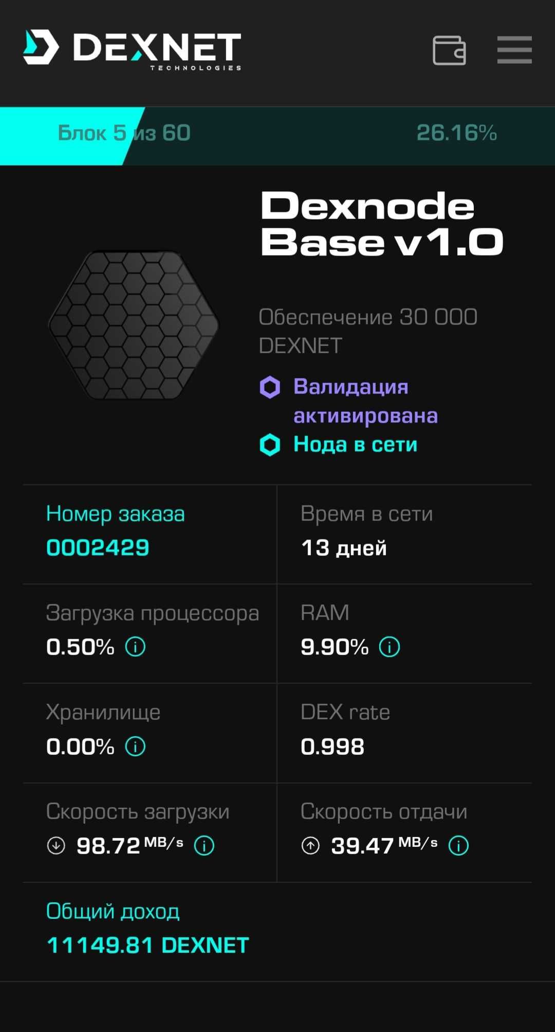 Dex Node новое в майнинге.