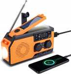 Przenośnie Radio sieciowo-bateryjne AM, FM USB Power Bank Latarka