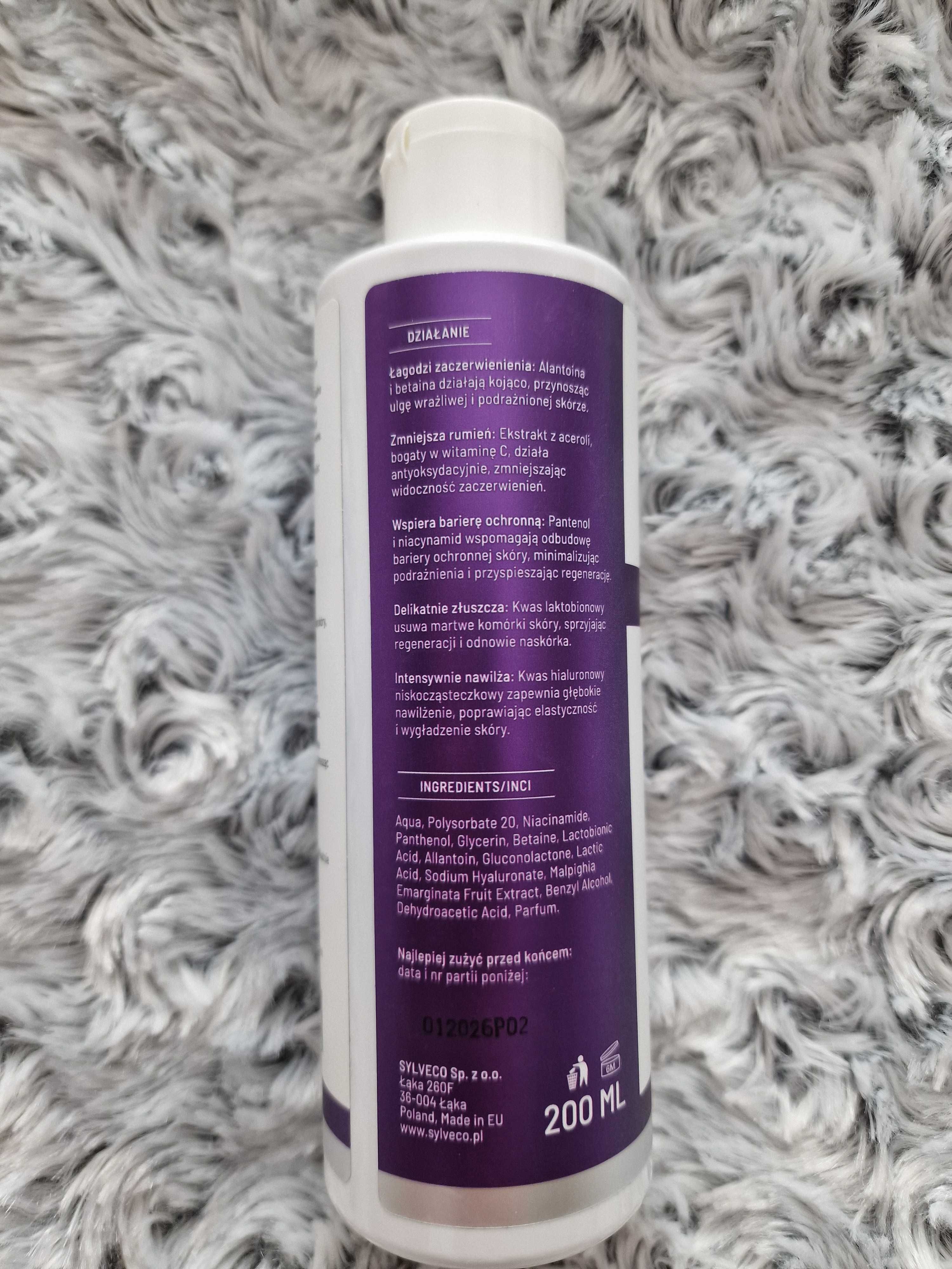 Łagodzący tonik do twarzy Naczynka Sylveco Dermo 200 ml