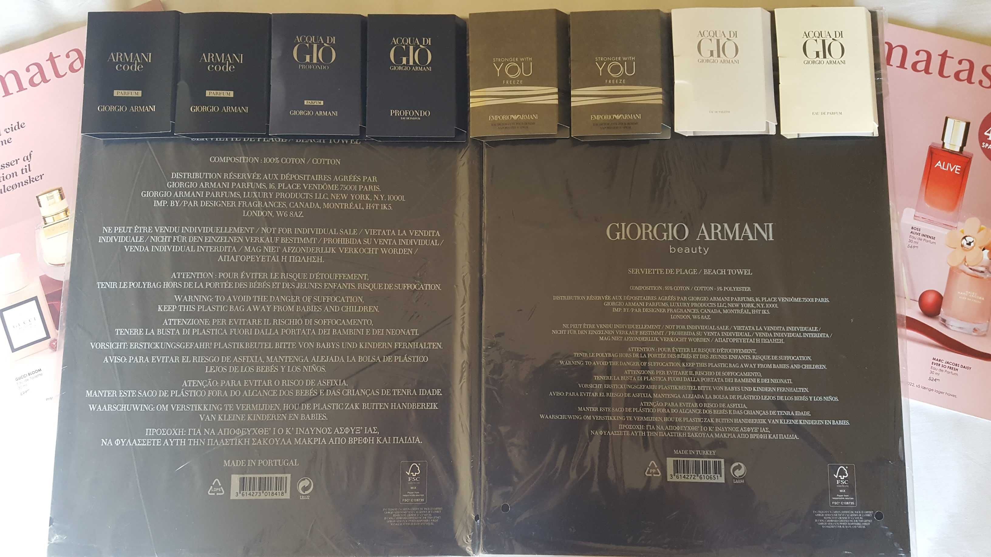 Пляжное полотенце Giorgio Armani Beauty–Italian Sun.0RIGINAL.NEW