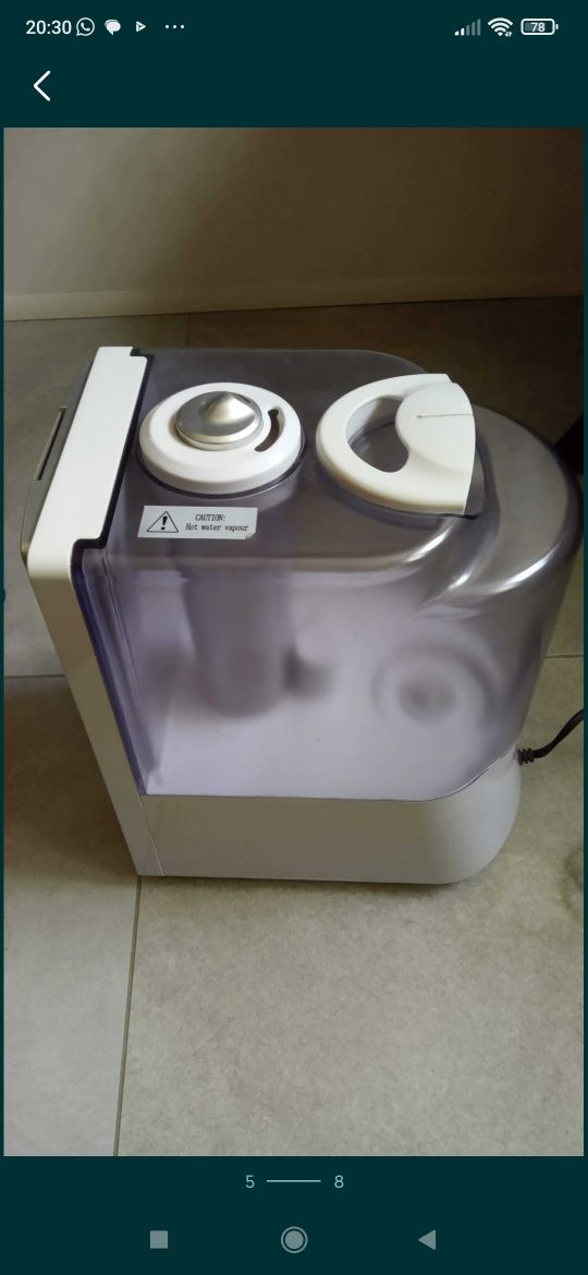 Nawilżacz powietrza ultradźwiękowy 
Topcom Humidifier 1850 z pilotem