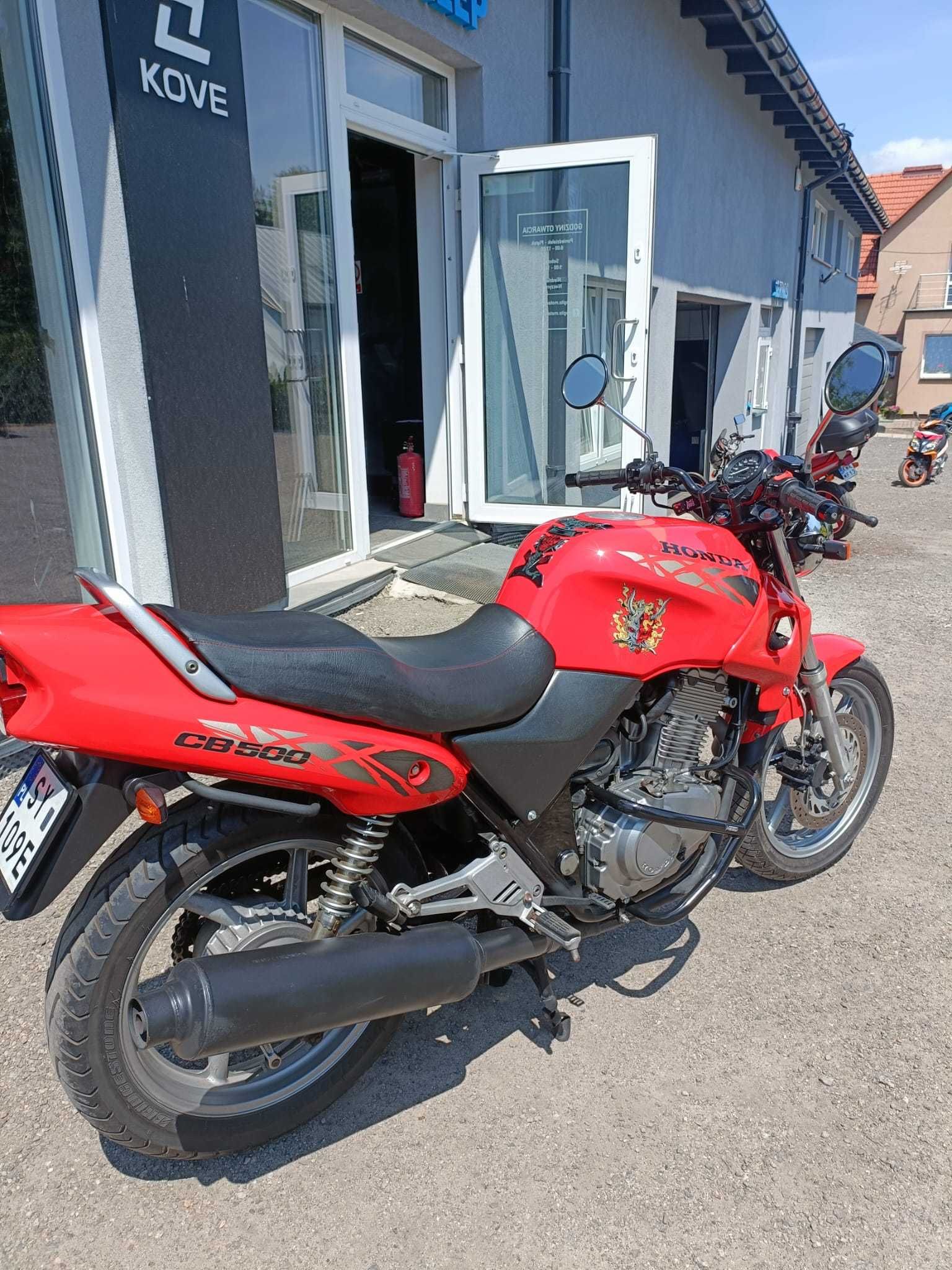 Honda CB500 motocykl 1994 rocznik , bardzo dobry stan