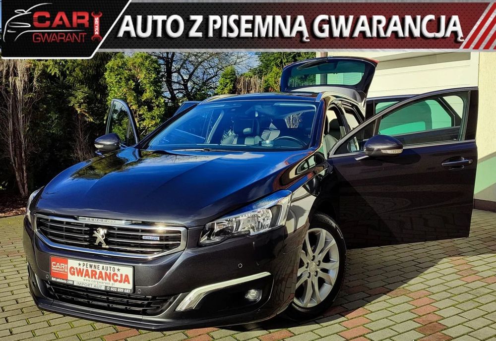 Peugeot 508 Poliftowy LEDY Zadbany Serwisowany SKÓRY Kamerka GPS Head Up