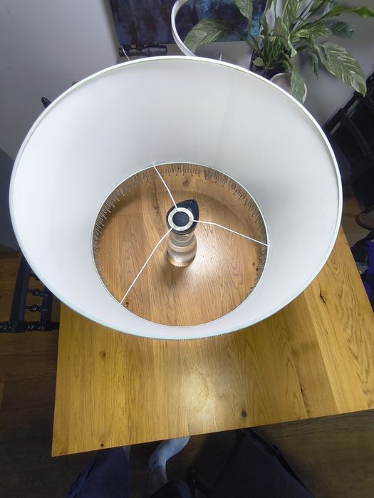 Miętowy abażur Glamour 50cm x 30cm