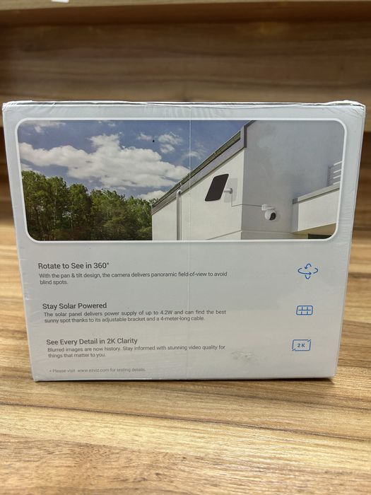 Комплект IP-камера Ezviz HB8 з сонячною панеллю F 4.2 Вт Wi-Fi