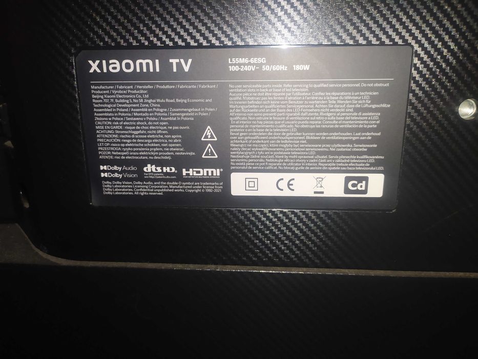 XIAOMI TV 55" q1e
