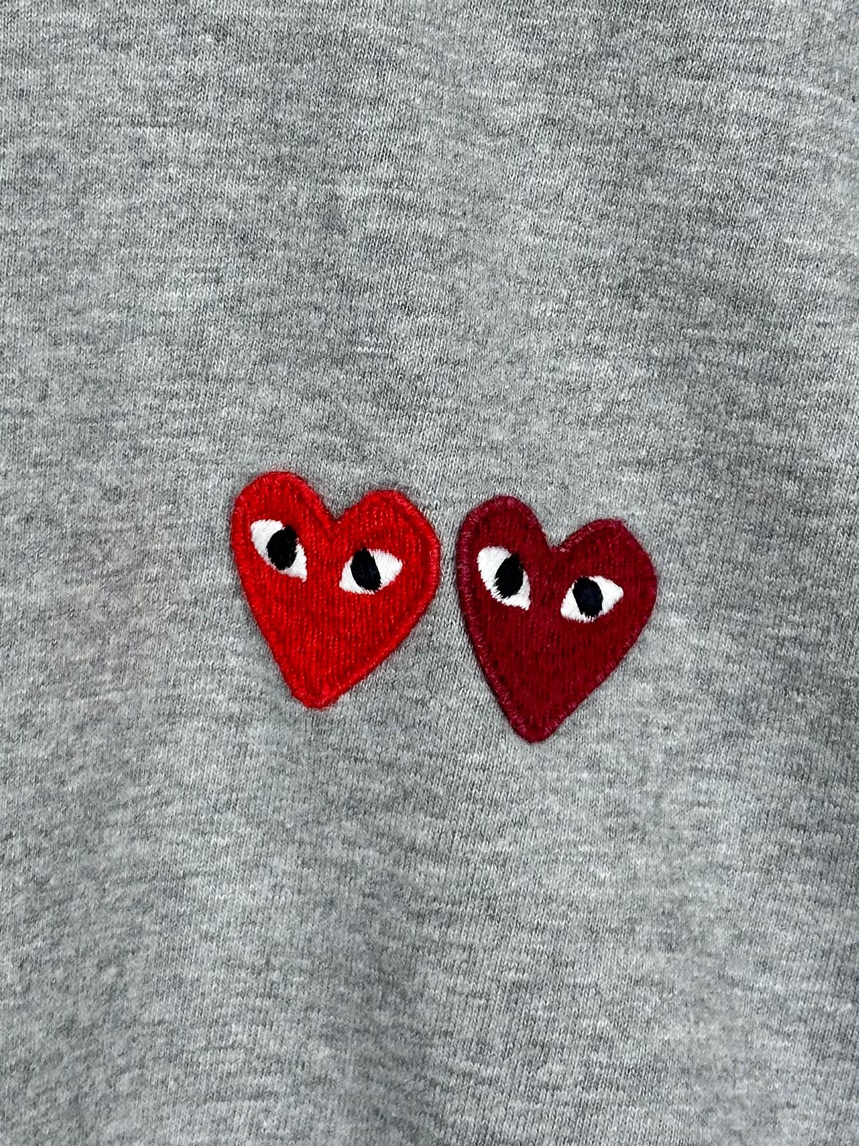 T-shirt PLAY Comme des Garçons Double Hearts T-Shirt