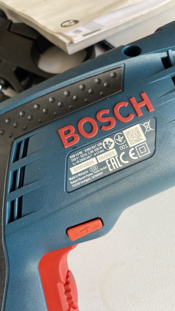 Дрель ударная Bosch GSB  13 RE 600 W, дриль ударний