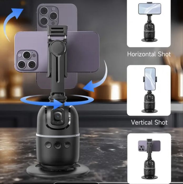 Монопод штатив для селфі станція з датчиком руху 360