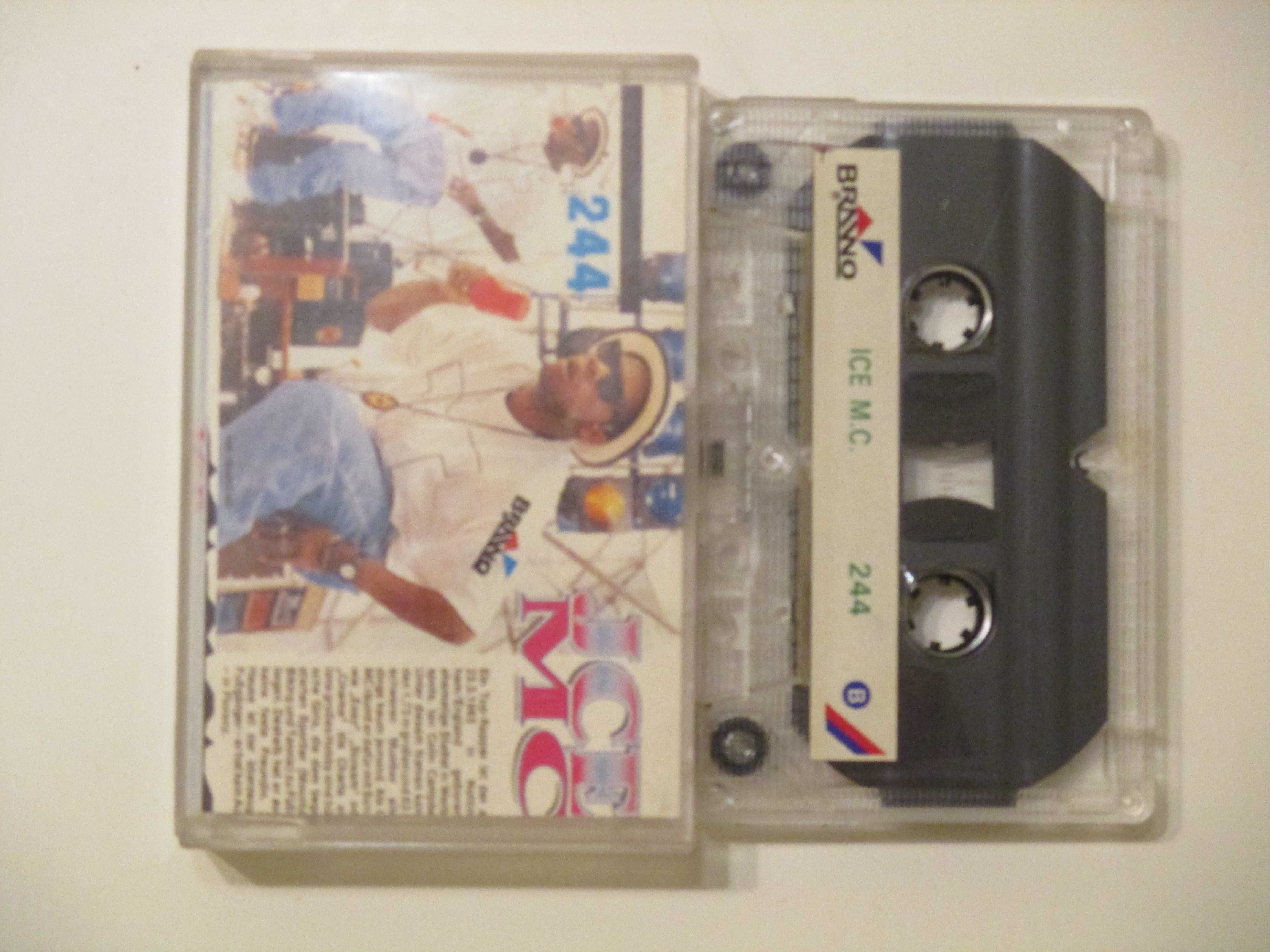 Zestaw 8 kaset magnetofonowych rap hiphop z lat 90 tych