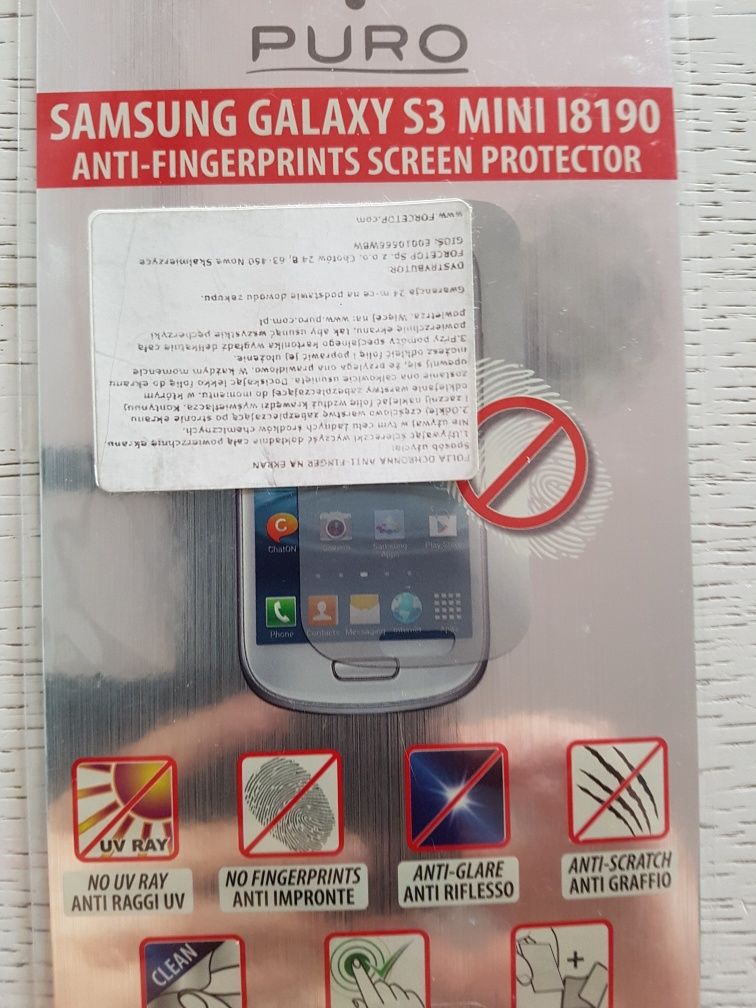 Zestaw PURO folia SE Xperia P Samsung Galaxy Mini S3 S4 Mini