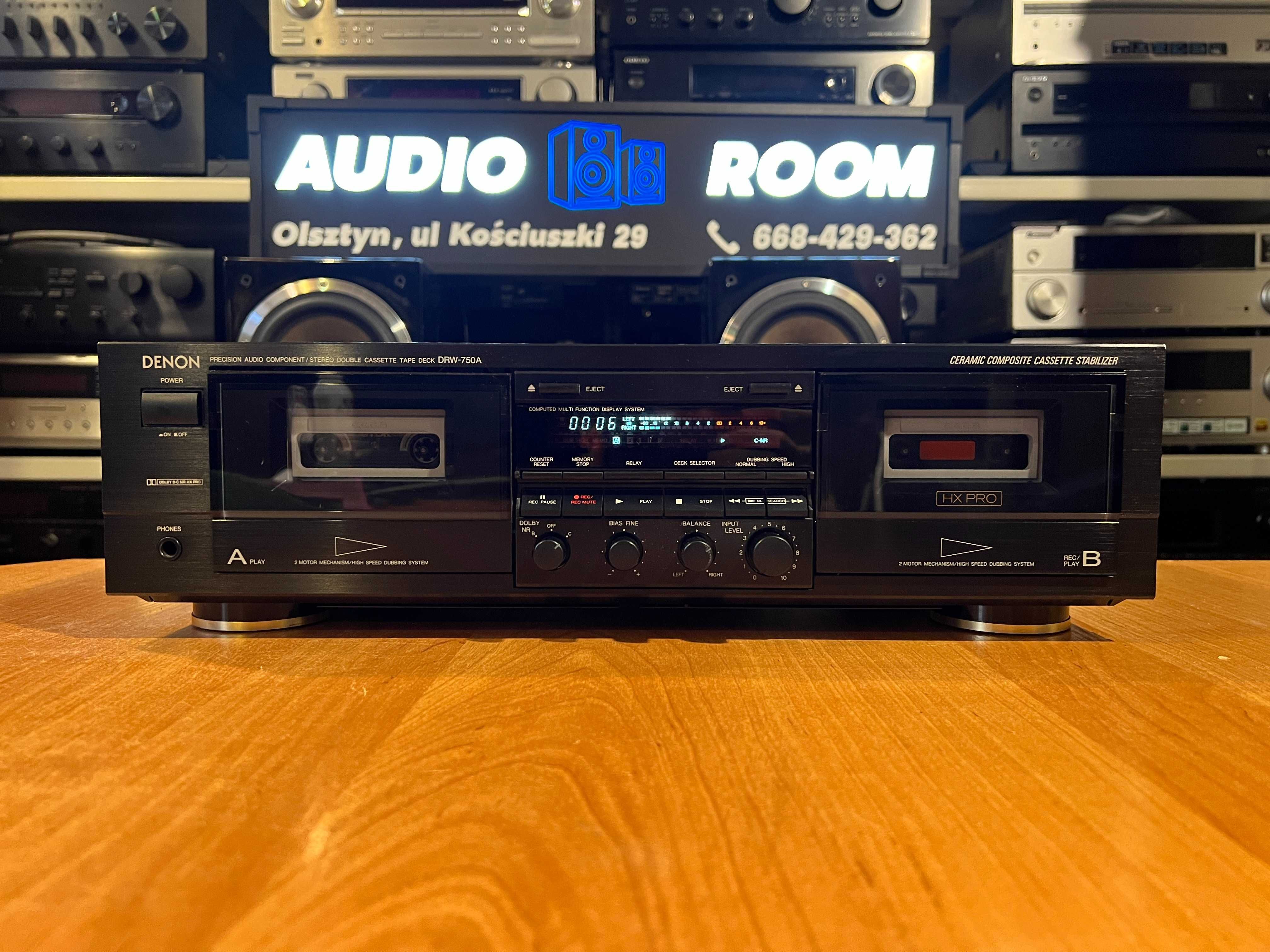 Magnetofon kasetowy Denon DRW-750A Audio Room