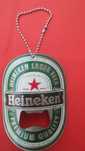Heineken Lager Beer zakrzywiony gruby otwieracz do piwa Masywny