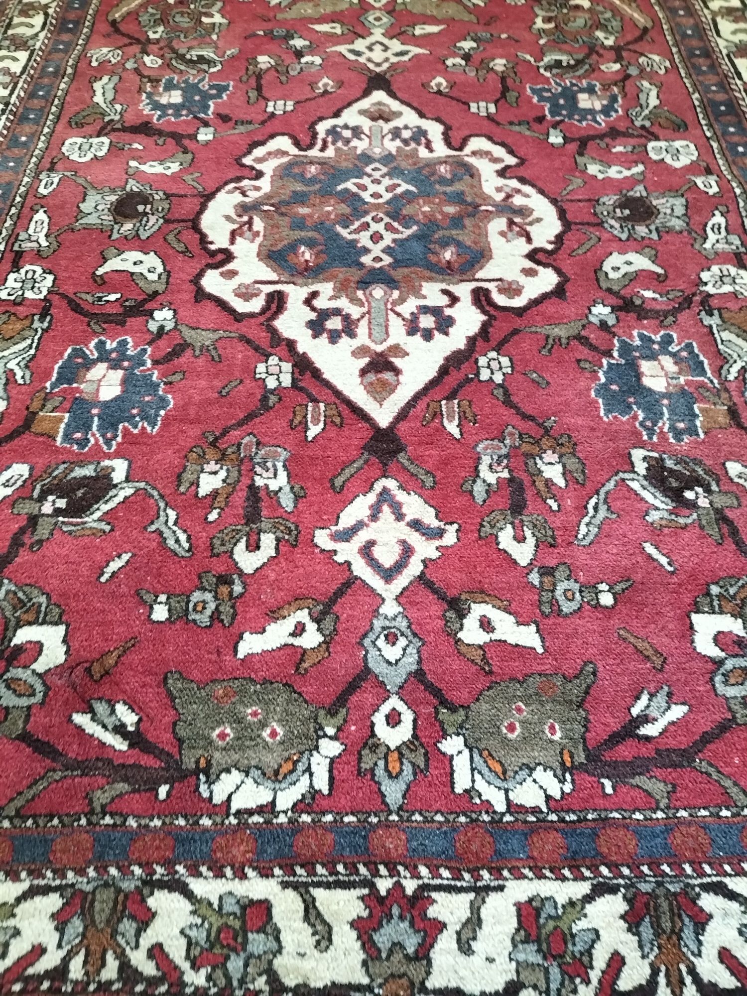 Irański ręcznie tkany wełniany dywan Karabagh 150x190cm nr 1199