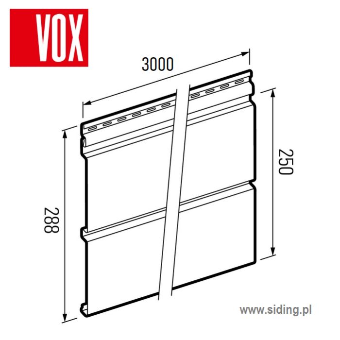 siding UV panele elewacyjne PCV deska elewacjna DĄB WINCHESTER Vox/szt