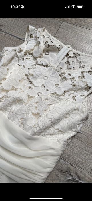 Piękna Ecru koronkowa sukienka rozmiar 38 idealna na drugi dzien slubu