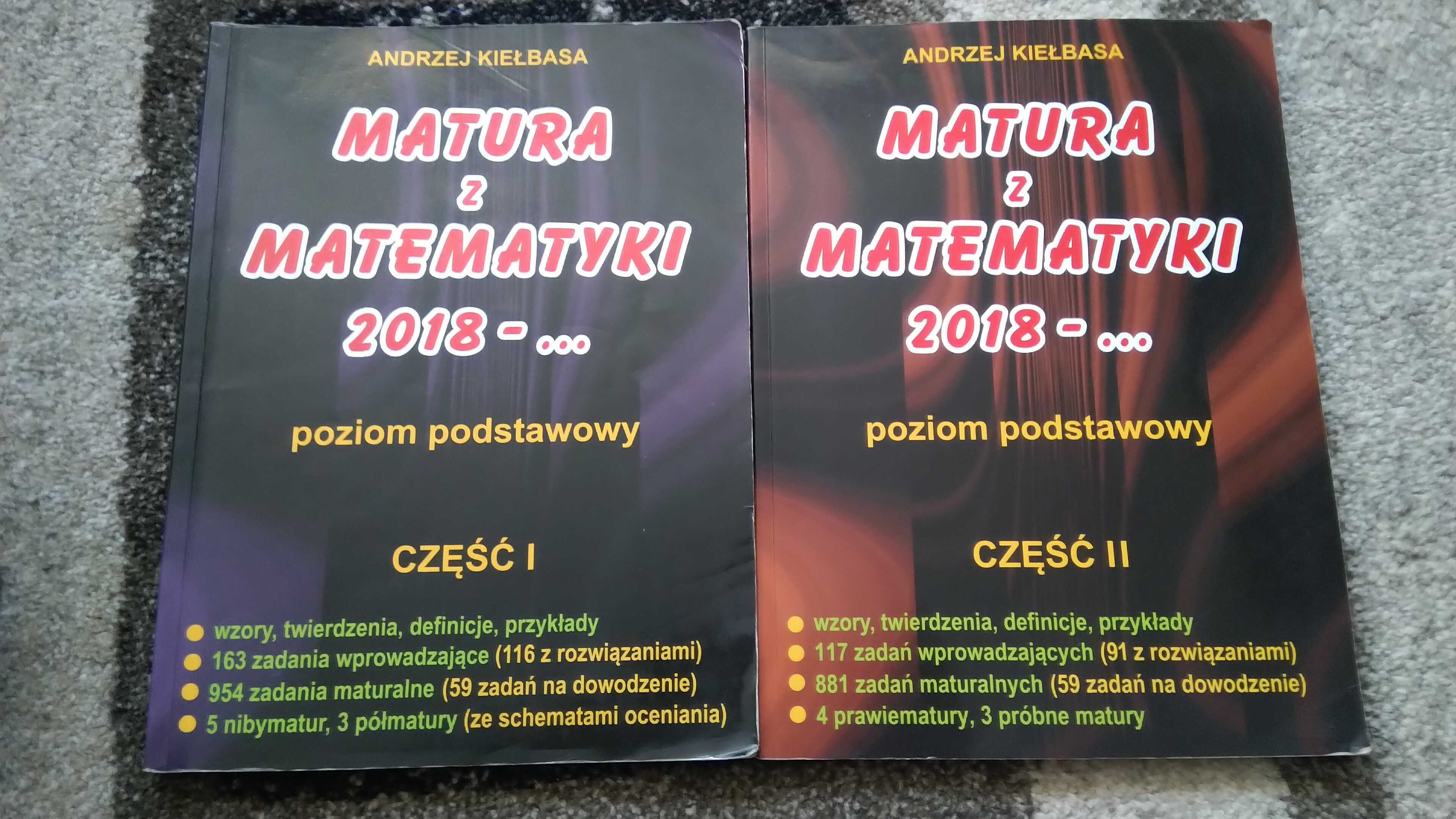 Matura z matematyki, część 1 i 2 - poziom podstawowy