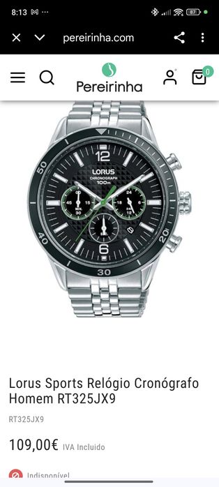 Lotus sports Cronografo - Homem