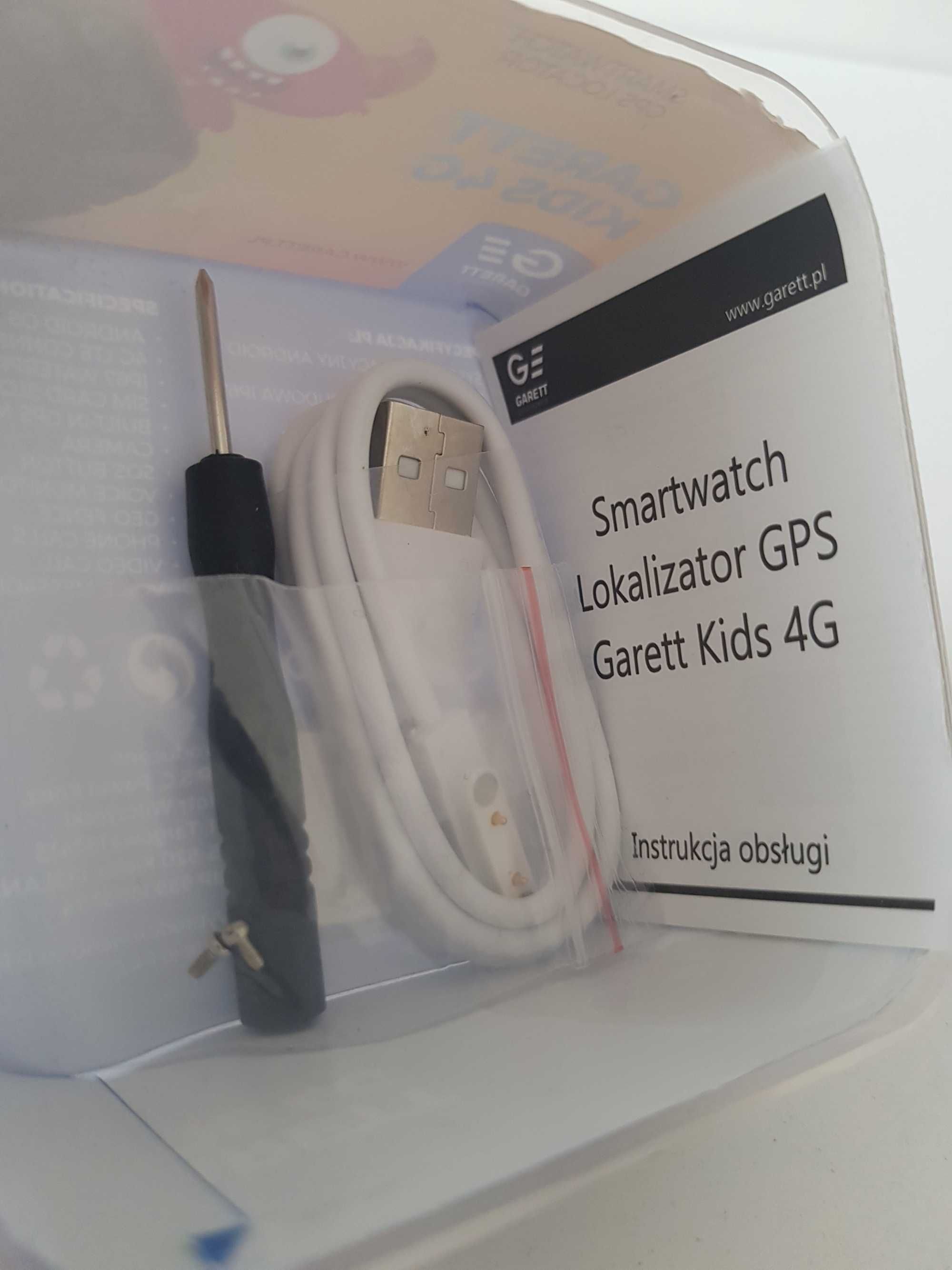 Zegarek Smartwatch GARETT Kids 4G Czarny NOWY