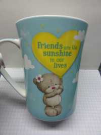 Другу:Чашка (HUGS mug) номерная КОСТЯНОЙ ФАРФОР.Из Германии, ценник