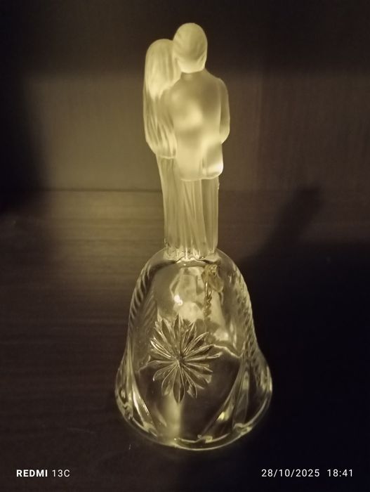 Sino de vidro transparente