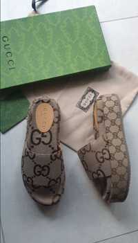 Gucci lato klapki od ręki wkładka 25cm