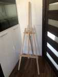 Sztaluga DREWNIANA BUKOWA trójnożna 177cm