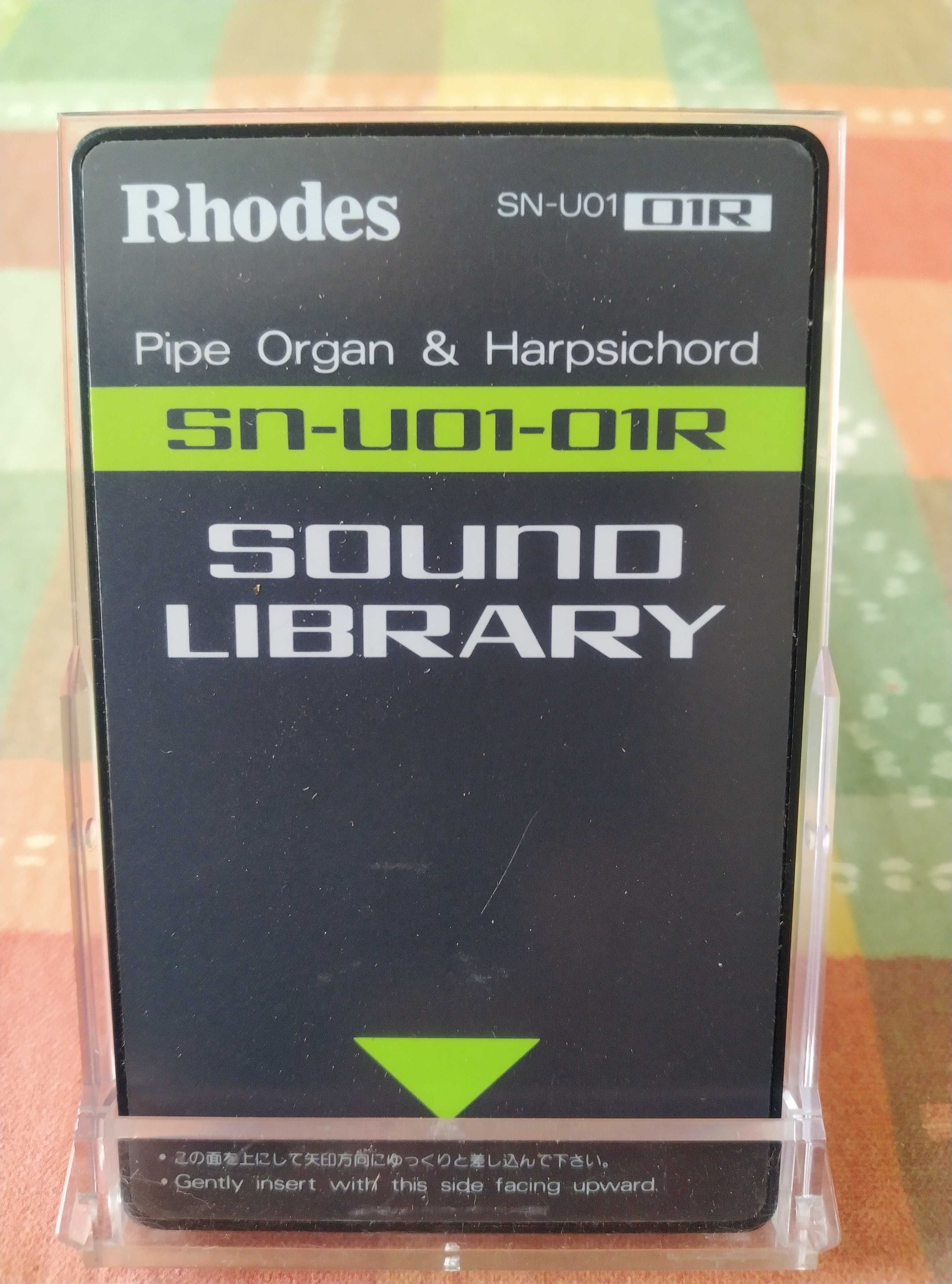 Roland SN-U01 "Pipe Organ" karta dla U-110, U-220, U-20, D70 b. rzadka