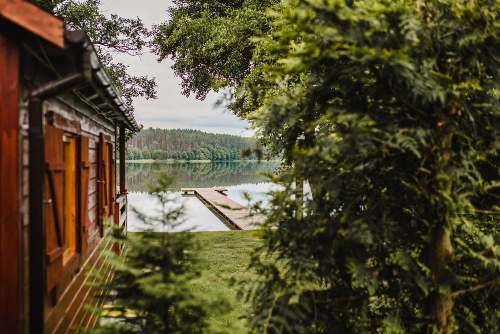 Wynajem domków letniskowych nad jeziorem Kazub  WOLNE TERMINY