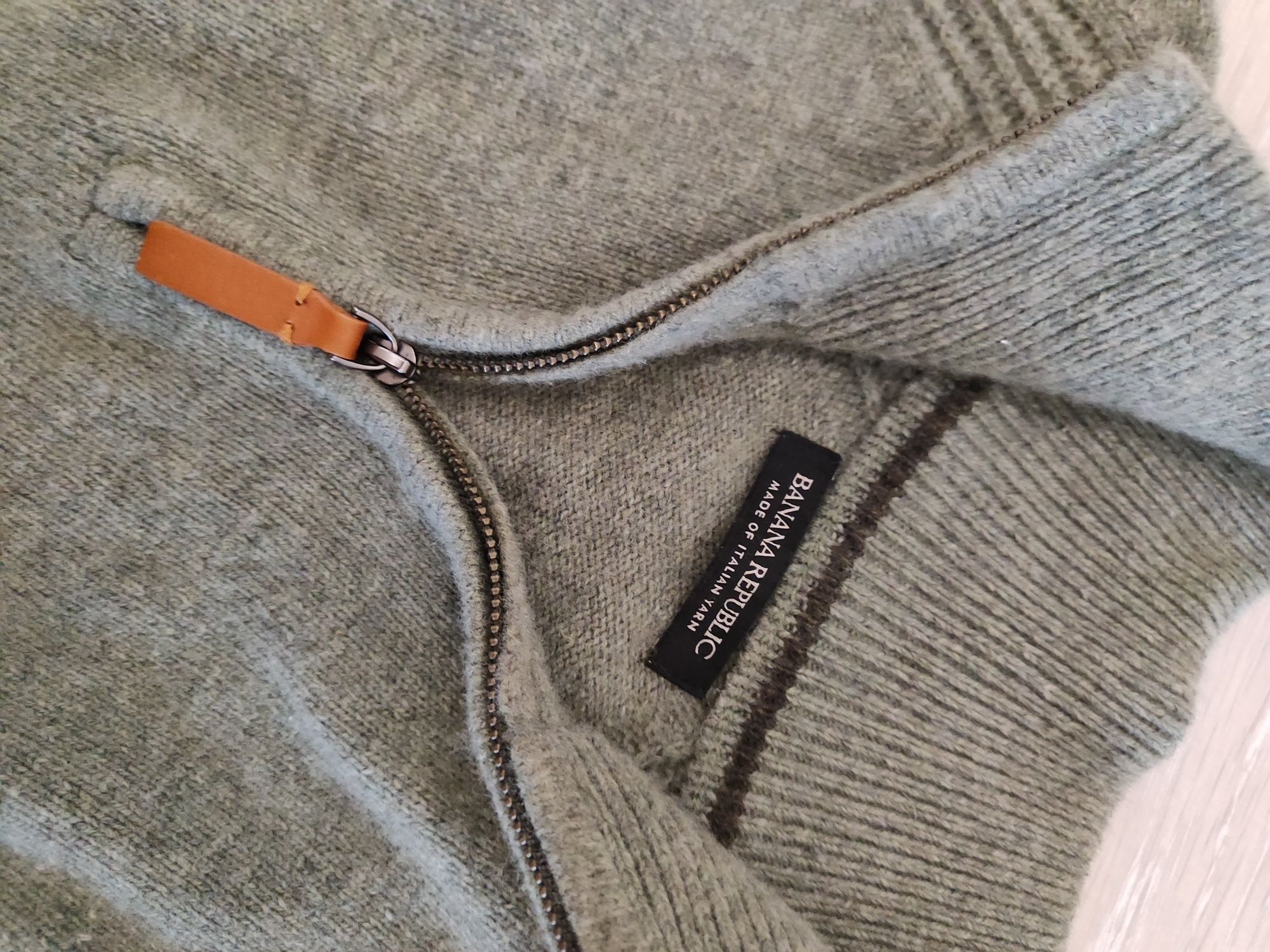 Męski sweter wełniany półgolf Banana Republic L