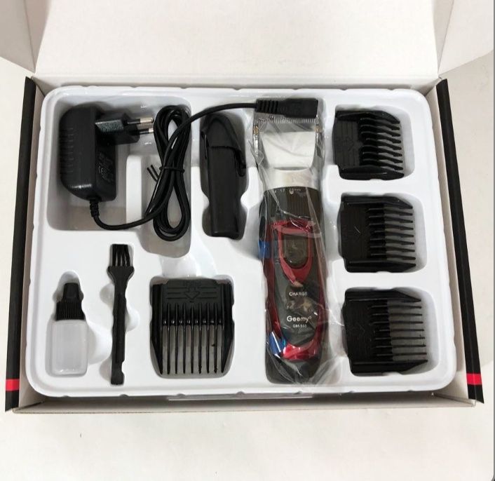 Професійна машинка для стрижки волосся GEMEI GM-550 з двома акумулят.