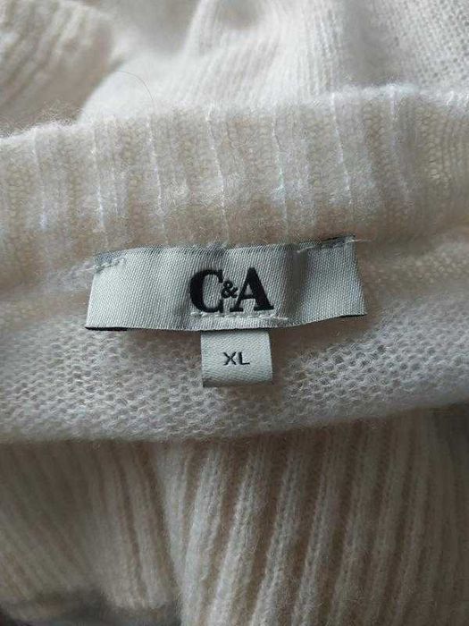 Италия! р.52 новый паутинка ажурный свитер в составе шерсть