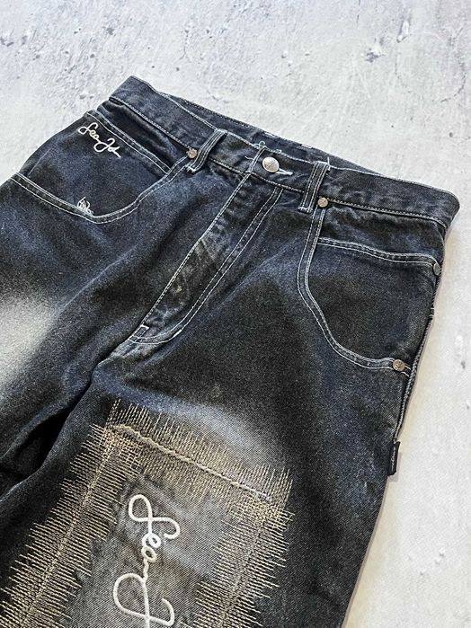 Szerokie spodnie Sean John / baggy y2k denim