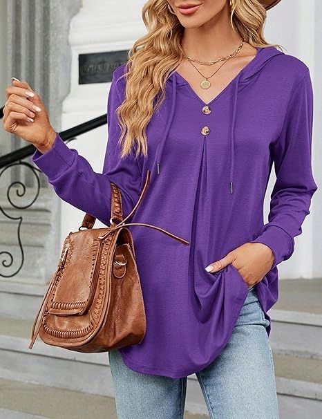 Bluza damska fioletowa r. M