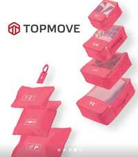 Набор дорожных сумок для одежды TOPMOVE® Германия 8 предметов, с багаж