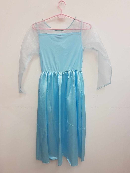 Sukienka przebranie Elsa Kraina Lodu rozmiar 146 152 cm. GP019