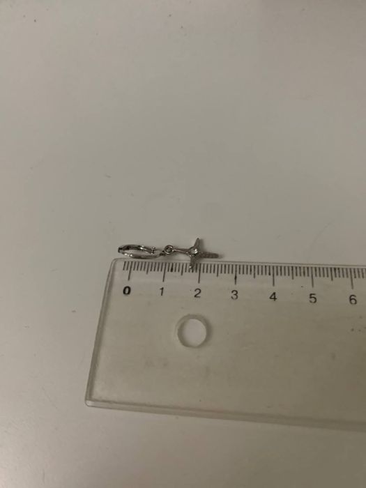 Срібні сережки хрестики 925 проба