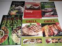 Książki kulinarne, grill,herbata sosy