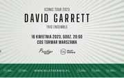 2 bilety na koncert w Warszawie 18.04.2023 David Garrett