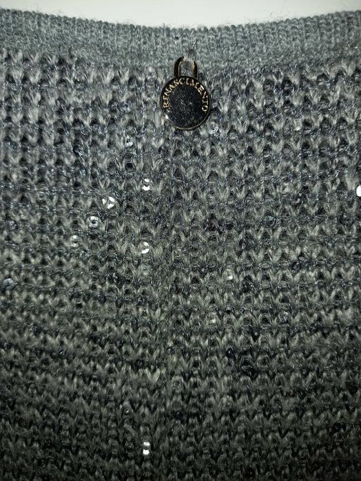 Vestido prateado e preto de cerimónia/festa - Rinascimento