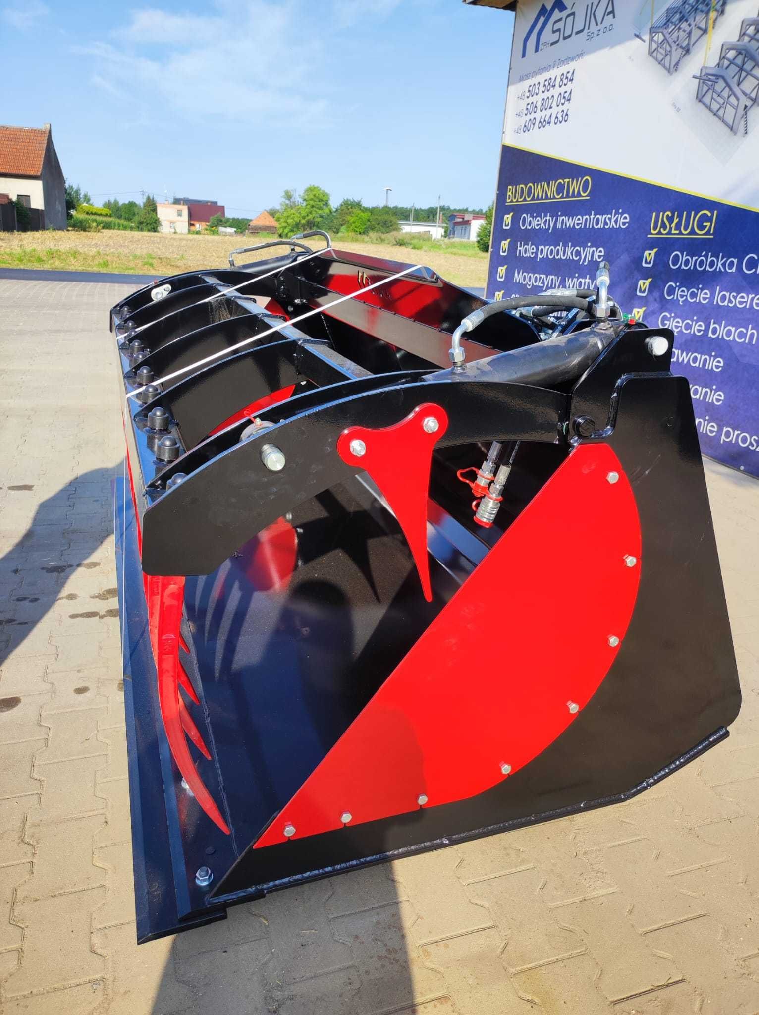 RATY!  Łyżko-krokodyl do Manitou, JCB, Class, Marlo i innych, 160 cm