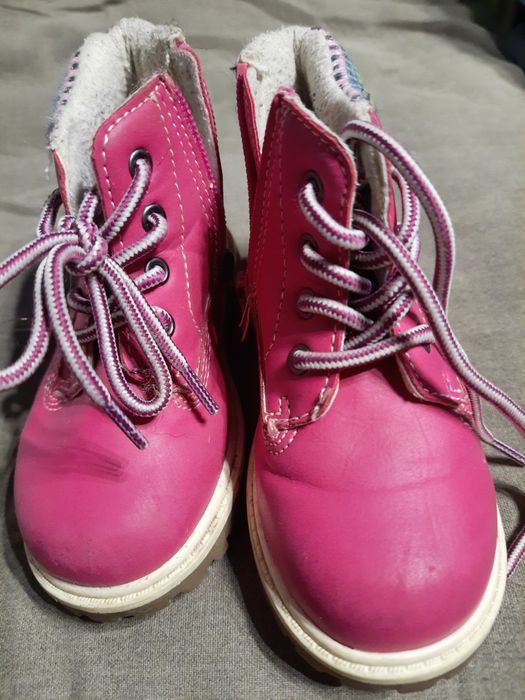 Ботинки кожаные детские осенние и 22-24р