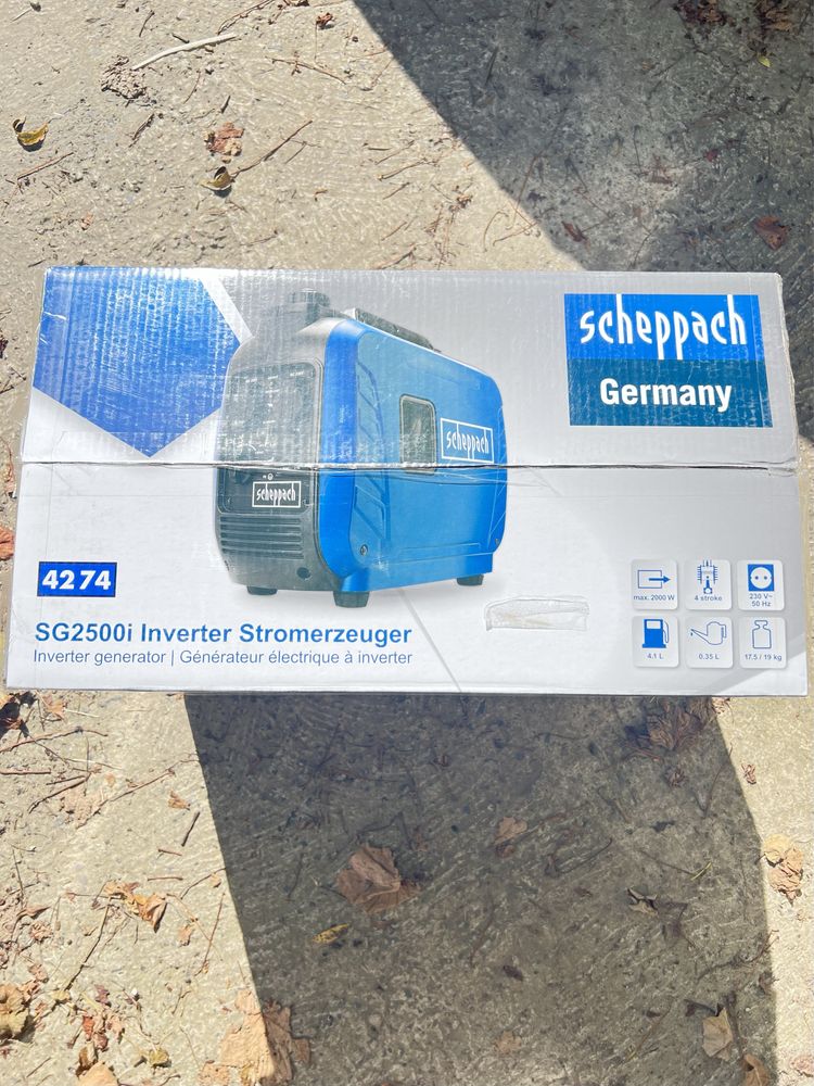 Інверторний генератор Scheppach sh2500i