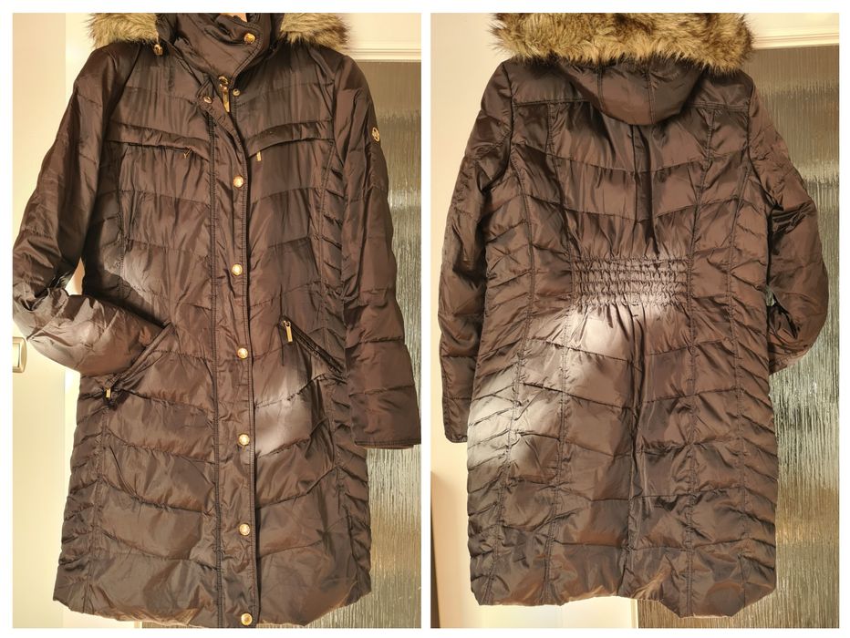Płaszcz zimowy damski Michael Kors M brązowy