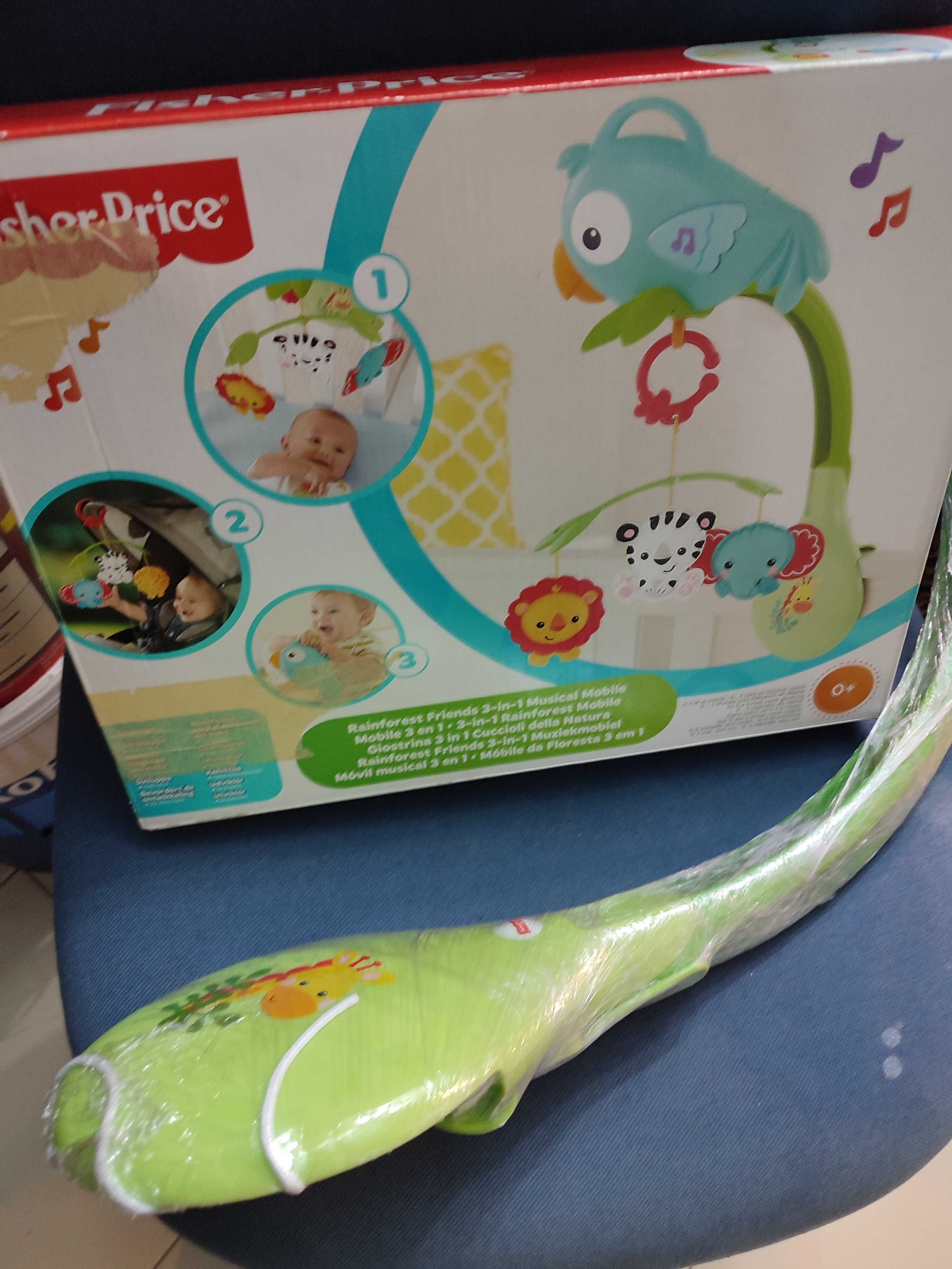 Mobile musical 3 em 1 Fisher Price