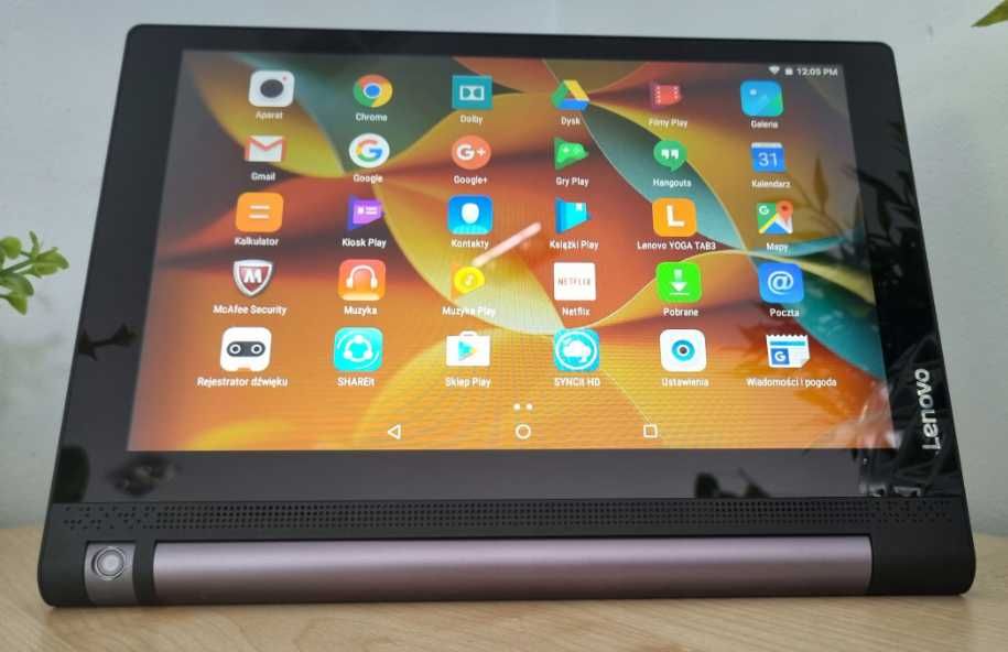 Nowoczesny Tablet Yoga Tab 3 Android 10" 16GB BT WiFi *WYPRZEDAŻ*