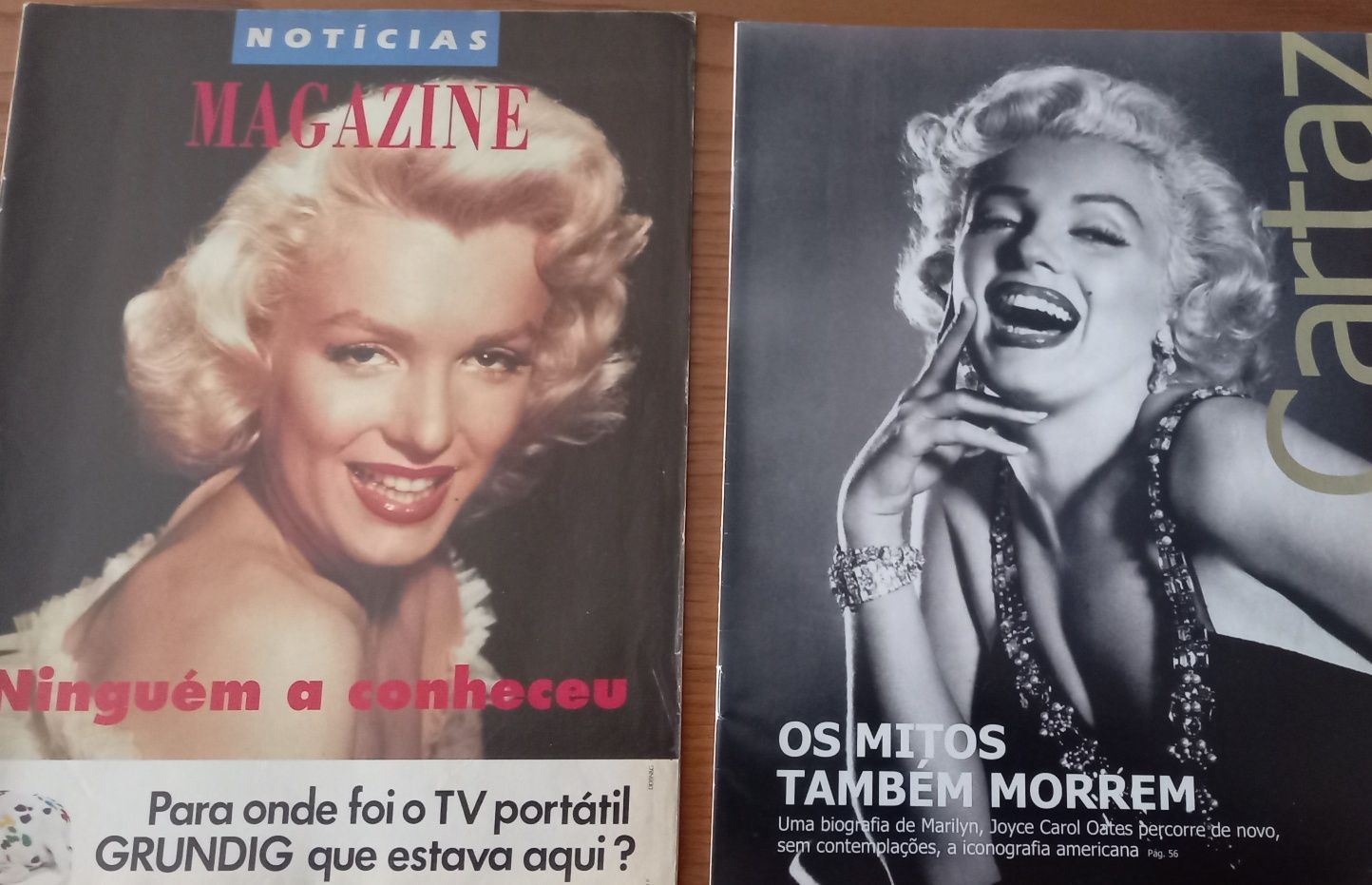 Marilyn Monroe 1992 em capa de revista e mais ...