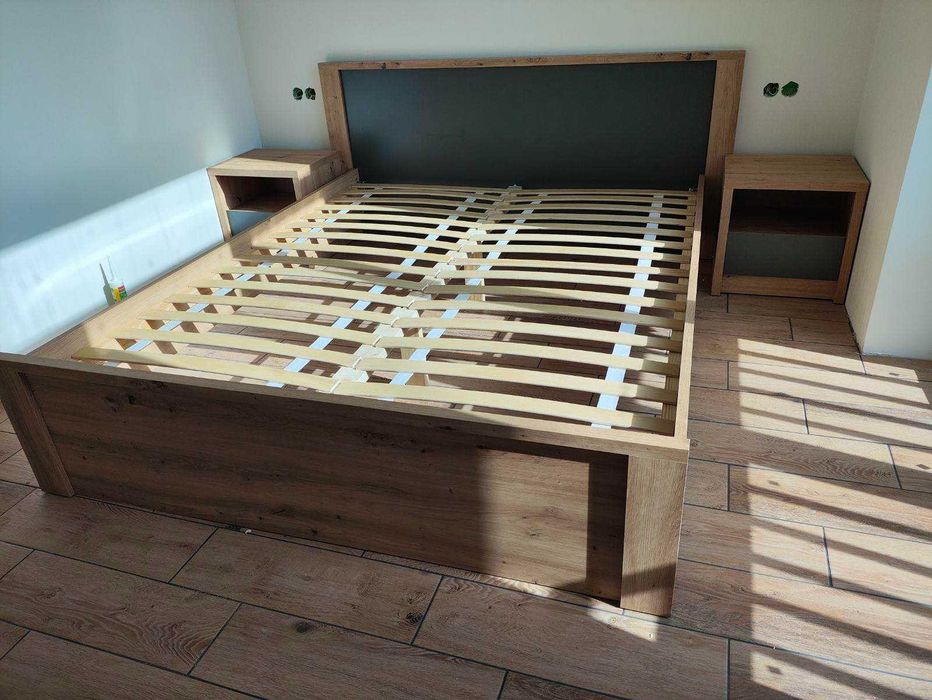 Акція до 31.10 Двоспальне ліжко 160 +вклад ламелі Венге дуб самоа