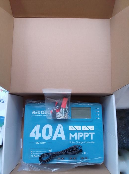 Контроллер заряда солнечной батареи Redodo 12 В/24 В 40 А MPPT